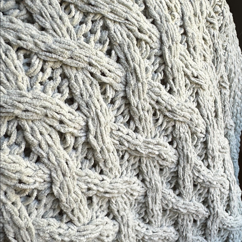 Martha Stewart Sage Knit Decorative Throw - Picture 4 of 4